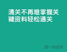 清关不再难，掌握关键资料轻松通关！