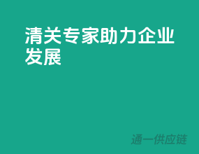 清关专家，助力企业发展