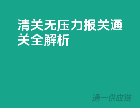 清关无压力，报关通关全解析