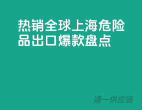 热销全球！上海危险品出口爆款盘点