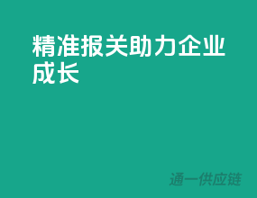 精准报关，助力企业成长