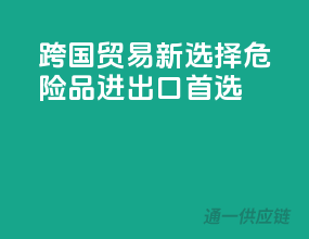 跨国贸易新选择，危险品进出口首选