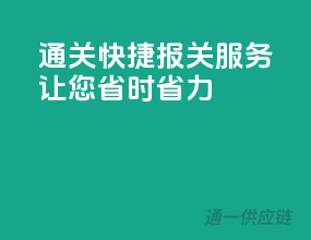 通关快捷，报关服务让您省时省力