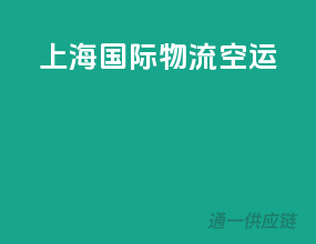 上海国际物流空运
