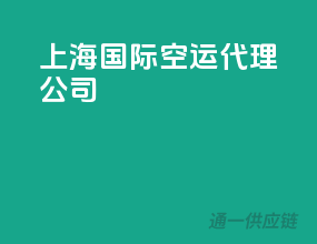 上海国际空运代理公司