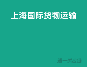 上海国际货物运输