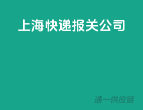 上海快递报关公司
