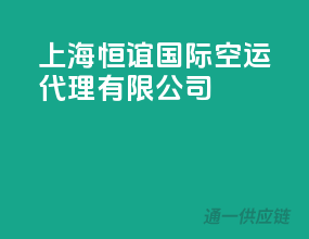 上海恒谊国际空运代理有限公司