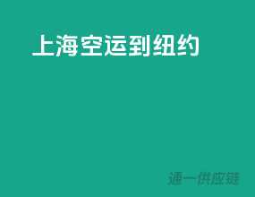 上海空运到纽约