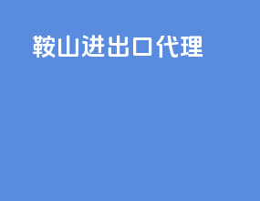鞍山进出口代理
