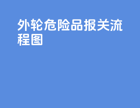外轮危险品报关流程图