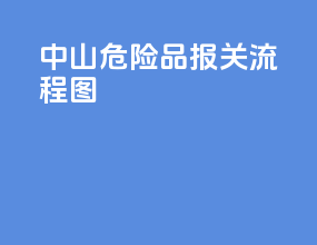 中山危险品报关流程图
