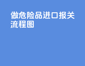 做危险品进口报关流程图