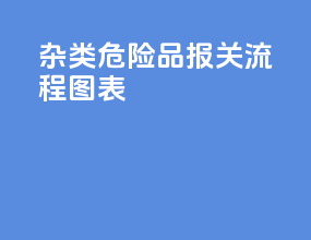 杂类危险品报关流程图表