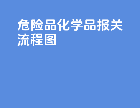 危险品化学品报关流程图