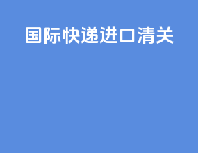 DHL 国际快递 进口清关