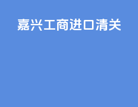 江西工商进口清关