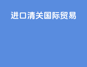 进口清关国际贸易