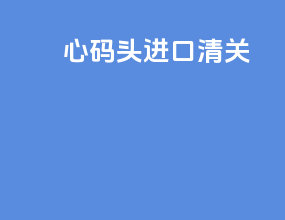 滘心码头进口清关